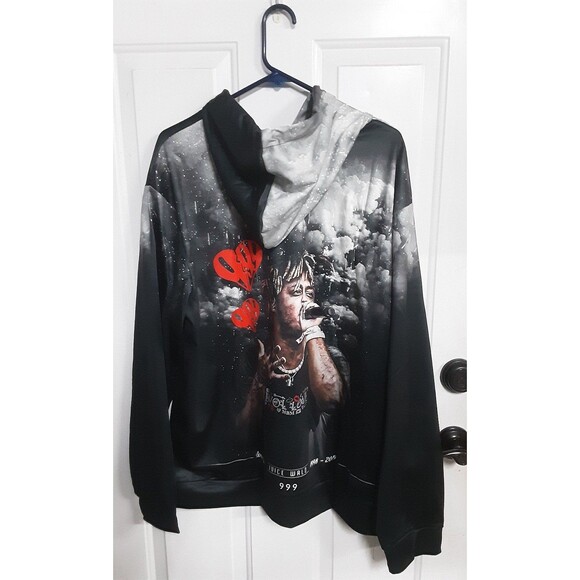 Juice Wrld Rapper Singer Hoodie Sweatshirt Large - Picture 5 of 7